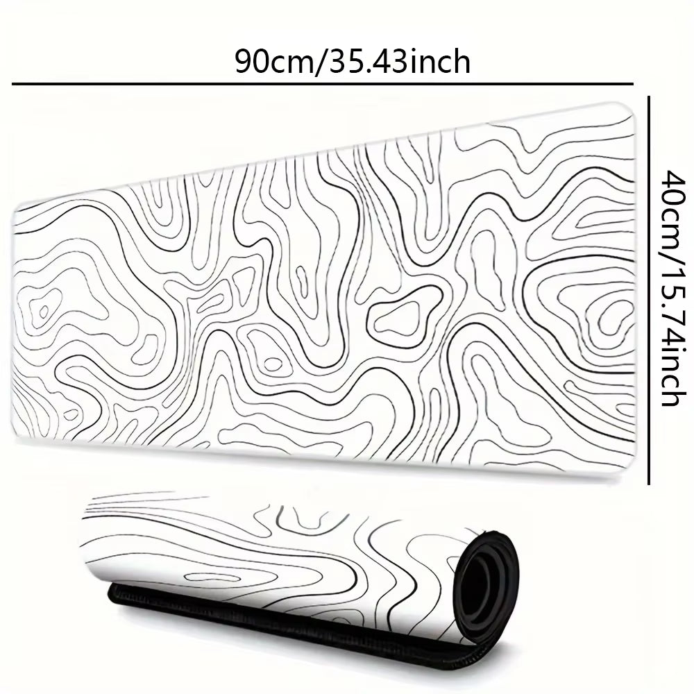 1PC Large Mouse Pads for Desk, Gaming Mouse Pad, Mouse Pad with Stitched Edges and Non-Slip Rubber Base, Extended Mouse Pad