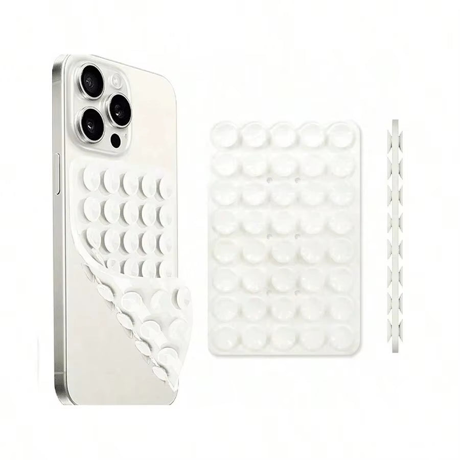 Silicone Suction Cup Phone Mount Hands-Free Mobile Stand Airplane Travel Essential Compatible with Any Smartphone