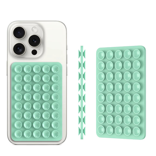 Silicone Suction Cup Phone Mount Hands-Free Mobile Stand Airplane Travel Essential Compatible with Any Smartphone