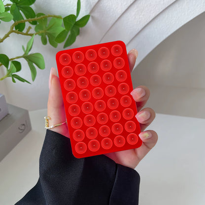 Silicone Suction Cup Phone Mount Hands-Free Mobile Stand Airplane Travel Essential Compatible with Any Smartphone