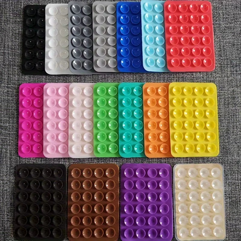 Silicone Suction Cup Phone Mount Hands-Free Mobile Stand Airplane Travel Essential Compatible with Any Smartphone