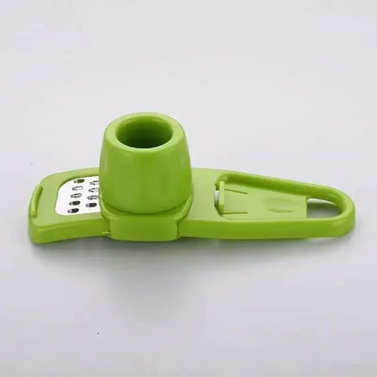 Hot 1 Pack Mini Garlic Grinder Creative Garlic Press Kitchen Garlic Mash Manual Mashing Green Kitchen Gadgets Accessories