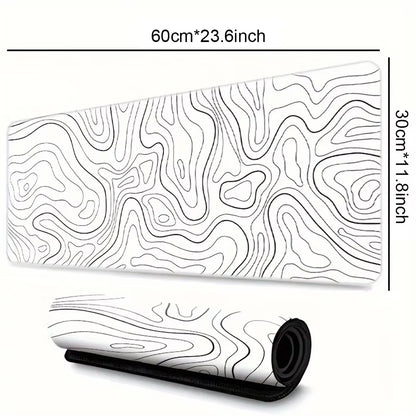 1PC Large Mouse Pads for Desk, Gaming Mouse Pad, Mouse Pad with Stitched Edges and Non-Slip Rubber Base, Extended Mouse Pad