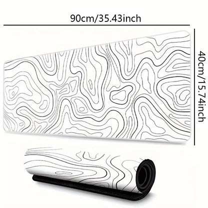 1PC Large Mouse Pads for Desk, Gaming Mouse Pad, Mouse Pad with Stitched Edges and Non-Slip Rubber Base, Extended Mouse Pad