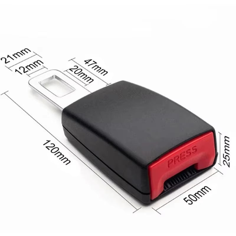 1/2Pcs Car Safety Belt Extender Seat Belt Cover Seat Belt Padding Extension Buckle Plug Buckle Seatbelt Clip Car Accessories